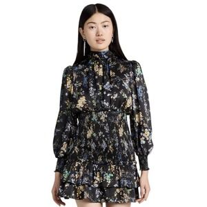 Cinq A Sept Sakura Floral Arabelle Mini Dress Womens Size 6 NWT $425